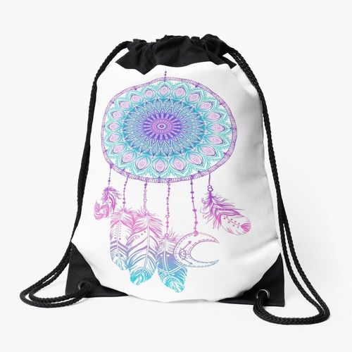 Sac à dos Mandala en attrape-rêves Sac à cordon pour le sport cadeau