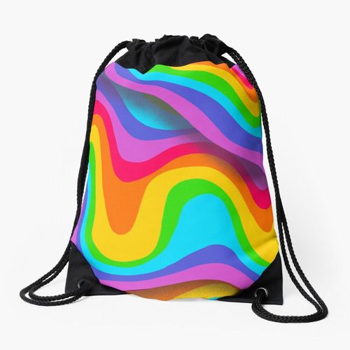 Sac à dos Arc-en-ciel Drippy Trippy Sac à cordon pour le sport cadeau