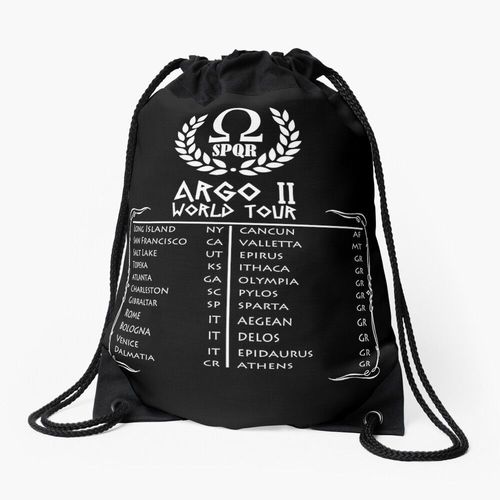 Sac à dos Tournée mondiale Argo II Sac à cordon pour le sport cadeau