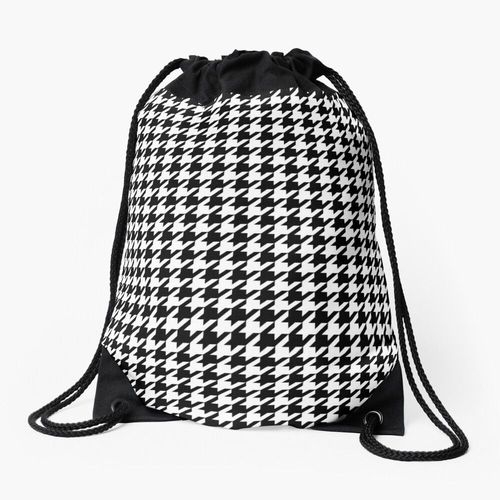 Sac à dos Pied-de-poule Sac à cordon pour le sport cadeau