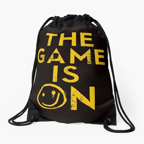 Sac à dos Le jeu est en cours Sac à cordon pour le sport cadeau