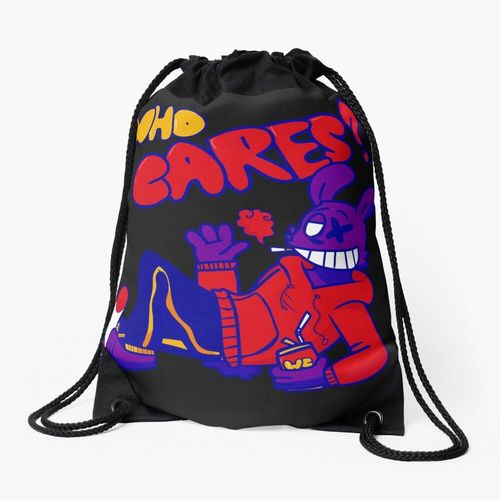 Sac à dos Qui s'en soucie? Sac à cordon pour le sport cadeau