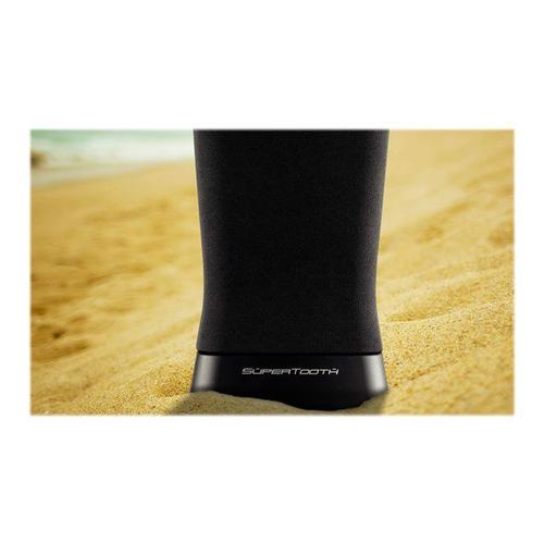 SuperTooth DISCO 3 - Haut-parleur - pour utilisation mobile - sans fil - 12 Watt (Totale) - noir