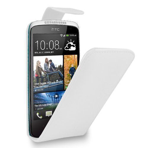 Accessory Master  Blanc Flip Housse Coque Etui Pu Cuir Pour Htc Desire 610