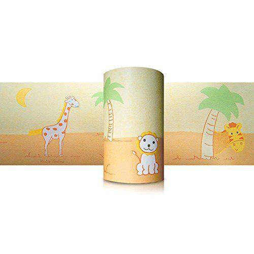 Câlin Câline Frise Murale Décorative Jungle Abricot