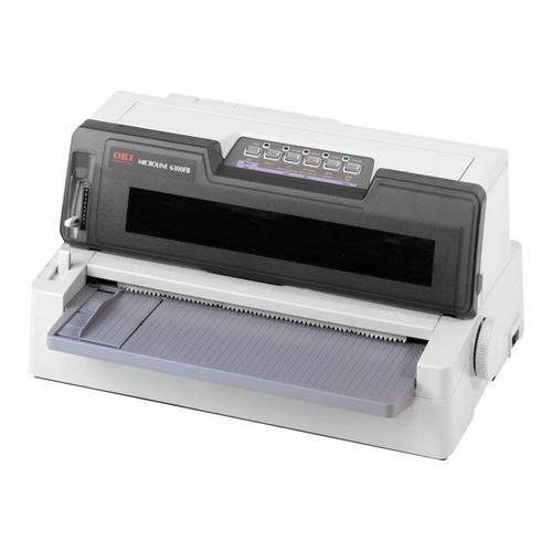 OKI Microline 6300 FB-SC - Imprimante - Noir et blanc - matricielle - 304,8 mm (largeur) - 360 dpi - 24 pin - jusqu'à 450 car/sec - parallèle, USB