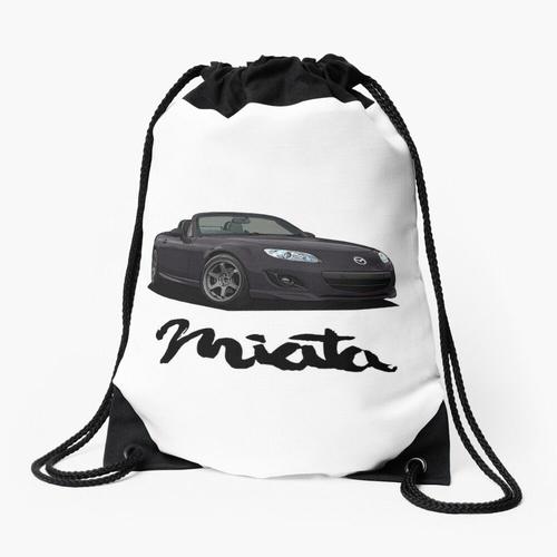 Sac à dos Mazda MX-5 Miata NC - NC2 Violet ébène radiant Sac à cordon pour le sport cadeau