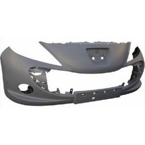 Pare Chocs Avant Pour Peugeot 206 Plus (206+) 2009-2013, Gris, Trous Antibrouillard, À Peindre