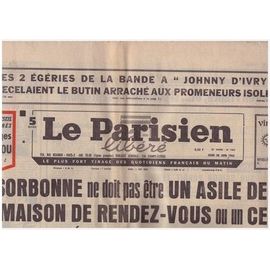 Le Parisien Libéré N°7403 Du 20 06 1968