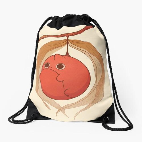 Sac à dos Conception de chat végétal mignon Sac à cordon pour le sport cadeau