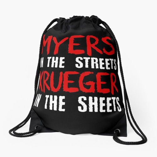 Sac à dos Myers dans les rues - Krueger dans les draps Sac à cordon pour le sport cadeau