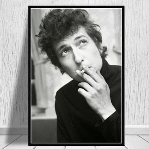 Affiche sur toile Bob Dylan, peinture sur toile,mpression murale Poster pour salon chambre ¿¿ coucher d¿¿cor sans cadre(50*70cm)