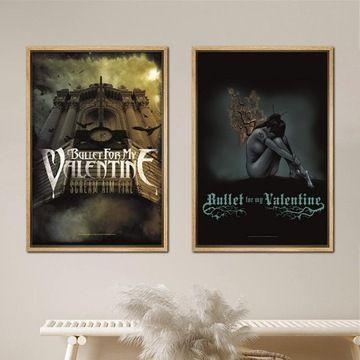 Affiche en toile Bullet for My Valentine m,mpression murale ... - 2