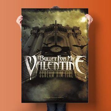 Affiche en toile Bullet for My Valentine m,mpression murale ... - 5