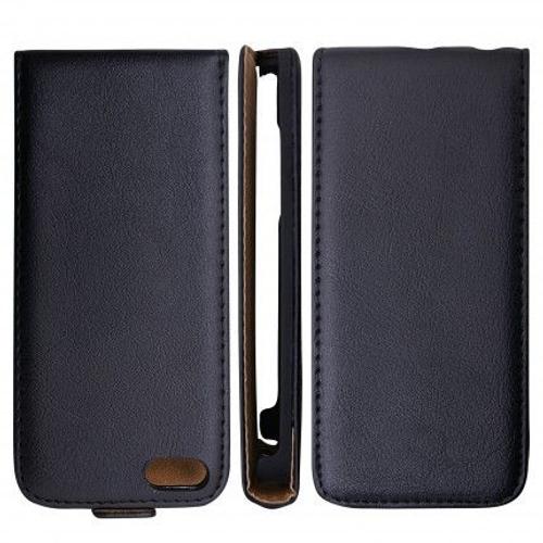 Housse Cuir Avec Fix Pour Samsung S6802 Ace Duos Noir