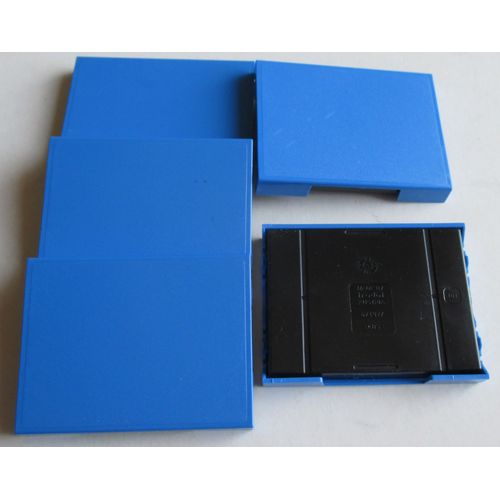 Lot De 5 Cassettes D' Encrage De Recharge Trodat - Bleu - 6/4927
