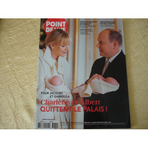 Point De Vue 3479  Charlene Et Albert Quittent Le Palais