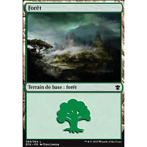 Foil Forêt 263 - Les Dragons De Tarkir 