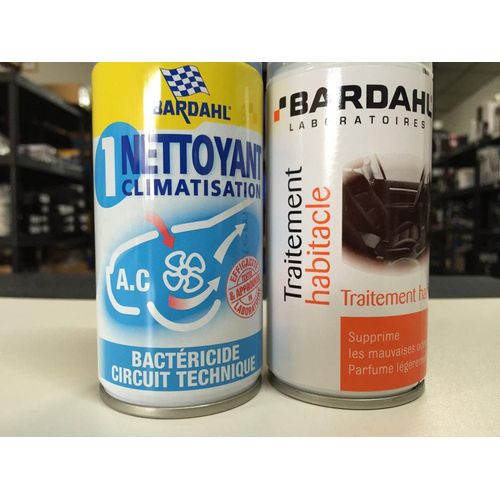 Pack Nettoyant Climatisation Et Traitement Habitacle - Bardahl - Adnauto