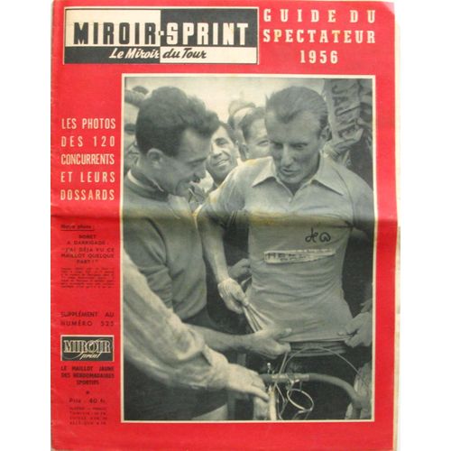 Miroir Sprint 525 Guide Du Spectateur Tour 1956: Photos Des 120 Concurrents