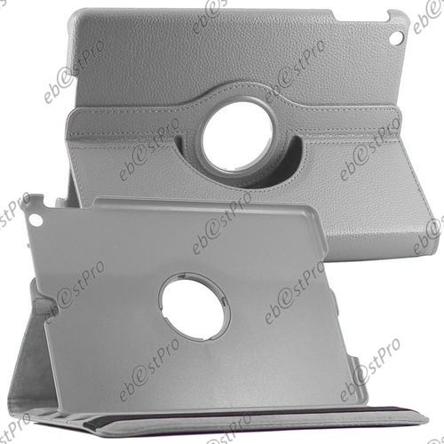 Ebeststar ® Etui Pu Cuir Coque Housse Rotative 36° Pour Apple Ipad Air, Ipad 5, Ipad Air Wi-Fi, 3g, Couleur Gris + Film Protection D'écran
