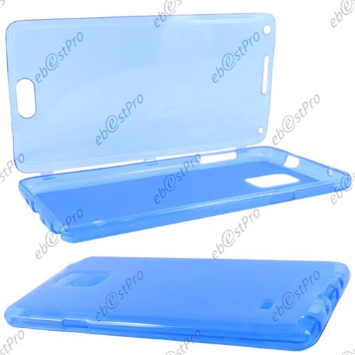 Ebeststar ®  Etui Portefeuille Rabattable Livre Housse Coque Silicone Gel Pour Samsung Galaxy Note 4 N910f, Couleur Bleu + Film Protection D'écran