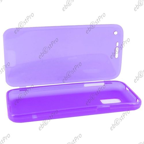 Ebeststar ®  Etui Portefeuille Rabattable Livre Housse Coque Silicone Gel Pour Samsung Galaxy S5 Mini Sm-G800 G800f G800h, Couleur Violet + Film Protection D'écran