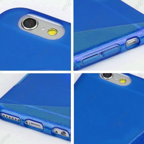 Ebeststar ® Etui Housse Coque S-Line Silicone Protection En Gel Pour Apple Iphone 5s, 5, Couleur Bleu + Film Protection D'écran