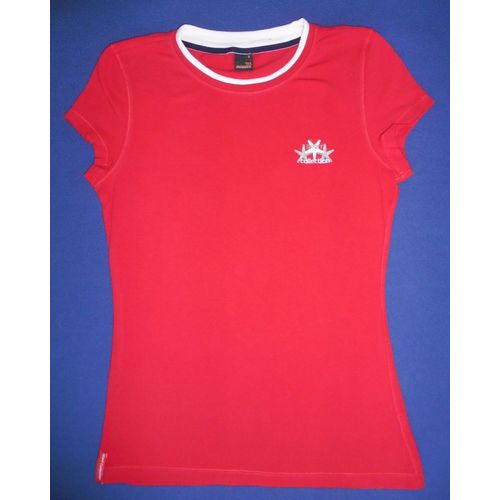 T-Shirt Rouge Et Blanc. Tex Sport Concept. Taille S. 36/38