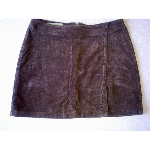 Jupe Velours Marron - T 40