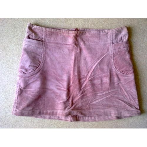 Jupe Velours Vieux Rose - T 42