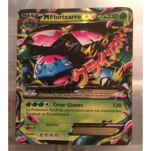 Carte Pokemon M Florizarre Ex 2/146 230pv Francaise