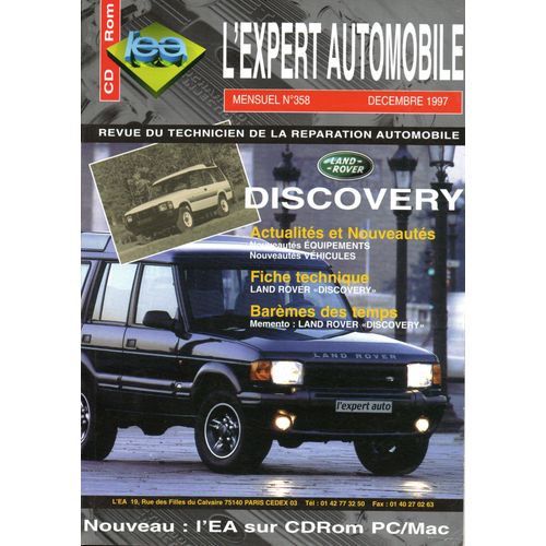 Revue Technique L'expert Automobile N° 358 Land Rover Discovery 2.5 Tdi