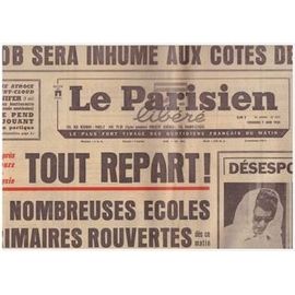 Le Parisien Libéré N°7391 Du 07 06 1968 Bob Kennedy Inhumé Au Cimetière D'arlington...