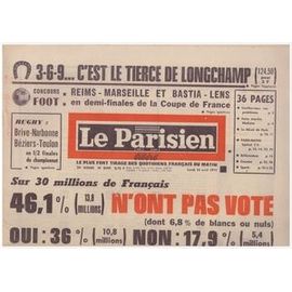 Le Parisien Libéré N°8599 Du 24 04 1972 Max Montavon Et Son Coq...