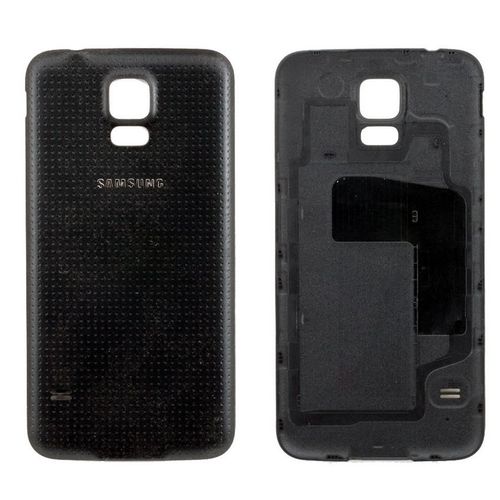 Coque Façade Arrière Noir Dos Cache Batterie Pour Samsung Galaxy S5 I9600