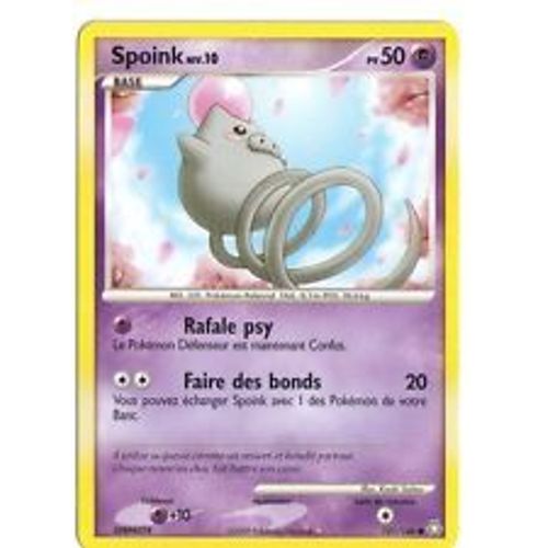 Carte Pokémon - Eveil Des Légendes - Spoink Niv.10 (121/146)