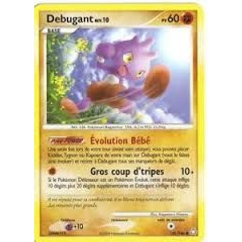 Carte Pokémon - Eveil Des Légendes - Debugant Niv.10 (126/146)