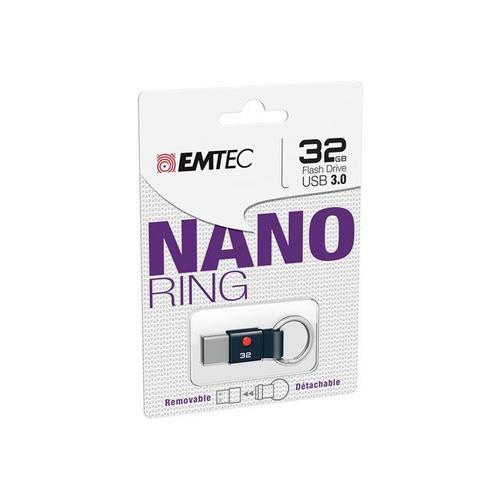 EMTEC Classic Nano Ring - Clé USB - 32 Go - USB 3.0