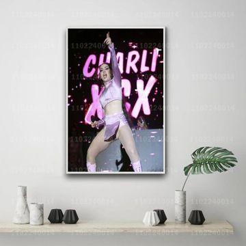 Charli XCX chanteur toile affiche dcorative pl,mpression m...