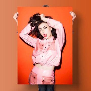 Charli XCX chanteur toile affiche dcorative pl,mpression m... - 5