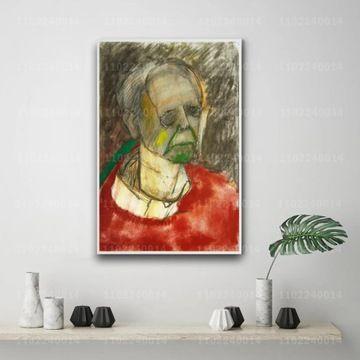 Bohemio con autoportrait dcoration affiche sur toile,mpres...