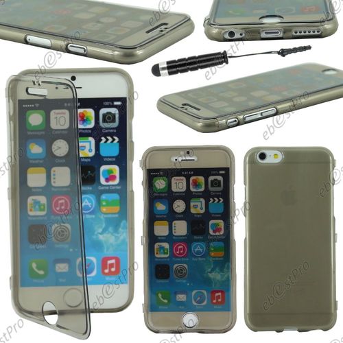 Ebeststar ® Housse Etui Coque Portefeuille Livre Silicone Gel Pour Apple Iphone 6 Plus Écran 5,5", Couleur Noir + Mini Stylet + Film Protection D'écran
