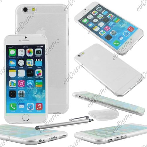 Ebeststar ® Housse Etui Coque Silicone Gel Tpu Souple Ultra Fine 0,5mm Pour Apple Iphone 6 Plus Écran 5,5", Couleur Transparent + Stylet + Film Protection D'écran