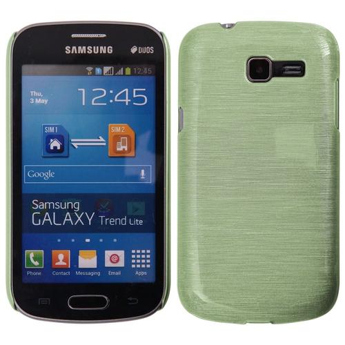 Coque Ultra Fine Effet Métallisé Pour Samsung Galaxy Trend Lite S7390 Coloris Vert