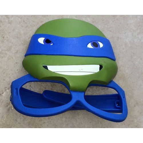 Lunettes Masque Tortues Ninja Leonardo (Bleu) + Cartes Kiwi (Happy Meal Mc Donald's 2015)