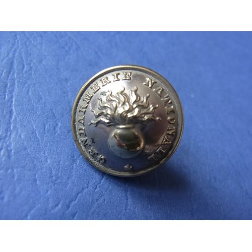 Ww1 / Bouton Obsolete / Gend. Nat. / Modele 1894 / 20 Mm / 2