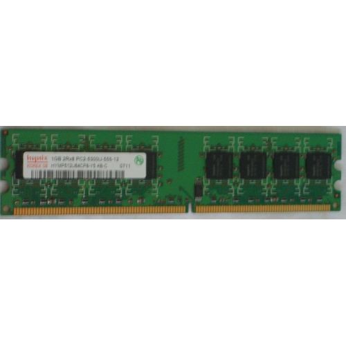 HYNIX UNE BARRETTE MÉMOIRE 1GB 2RX8 PC2 - 5300U -555 -12  HYMP512U64CP8 - Y5 AB - C