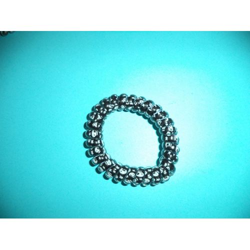 Bracelet Garçon Noir Et Blanc Extensible Neuf