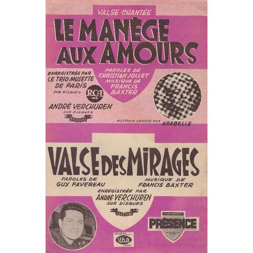 "Le Manège Aux Amours" Et "Valse Des Mirages" De André Verchuren (Trompette/Clarinette)